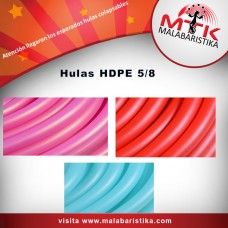 Hula hula HDPE 5/8 Colapsable Colores 